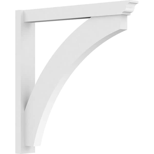Ekena Millwork Thorton Architectural Grade PVC Outlooker with Traditional Ends, 5"W X 36"D X 36"H OUTP05X36X36THR01 - main